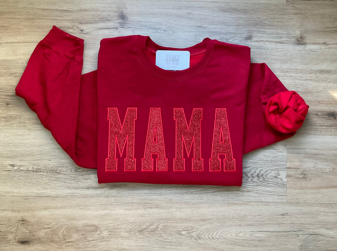 Mama Shirt with Glitter