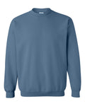 Gildan 18000 Heavy Blend adult crewneck sweatshirt — Indigo Blue — official S&S front photograph