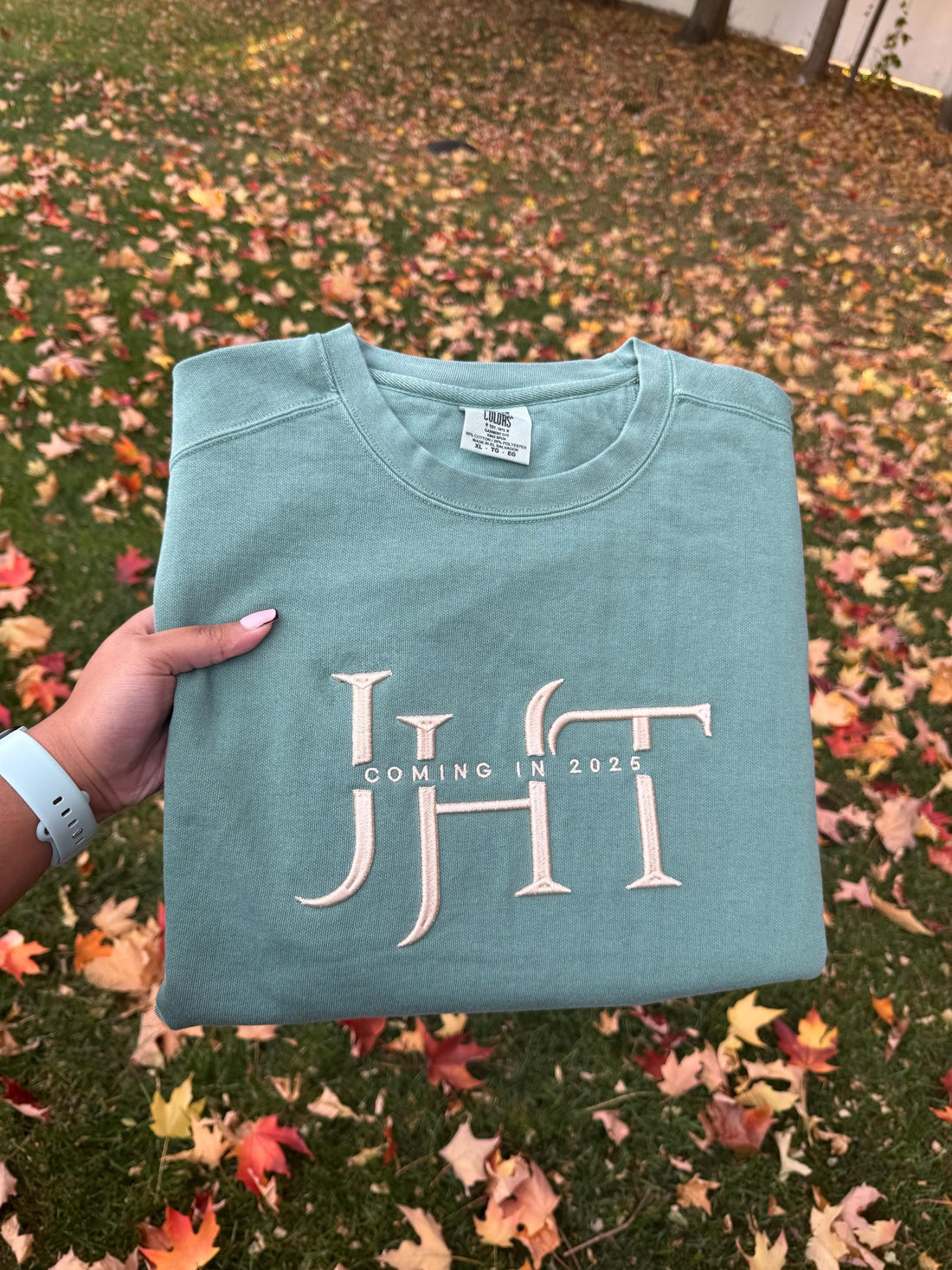 Personalized shirt, custom embroidered shirt, engagement gift, fiancée gift, bridal gift, wedding gift, embroidered sweatshirt bridal shower