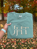 Personalized shirt, custom embroidered shirt, engagement gift, fiancée gift, bridal gift, wedding gift, embroidered sweatshirt bridal shower