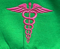 Custom Nurse Embroidered Sweatshirt including sleeve detail